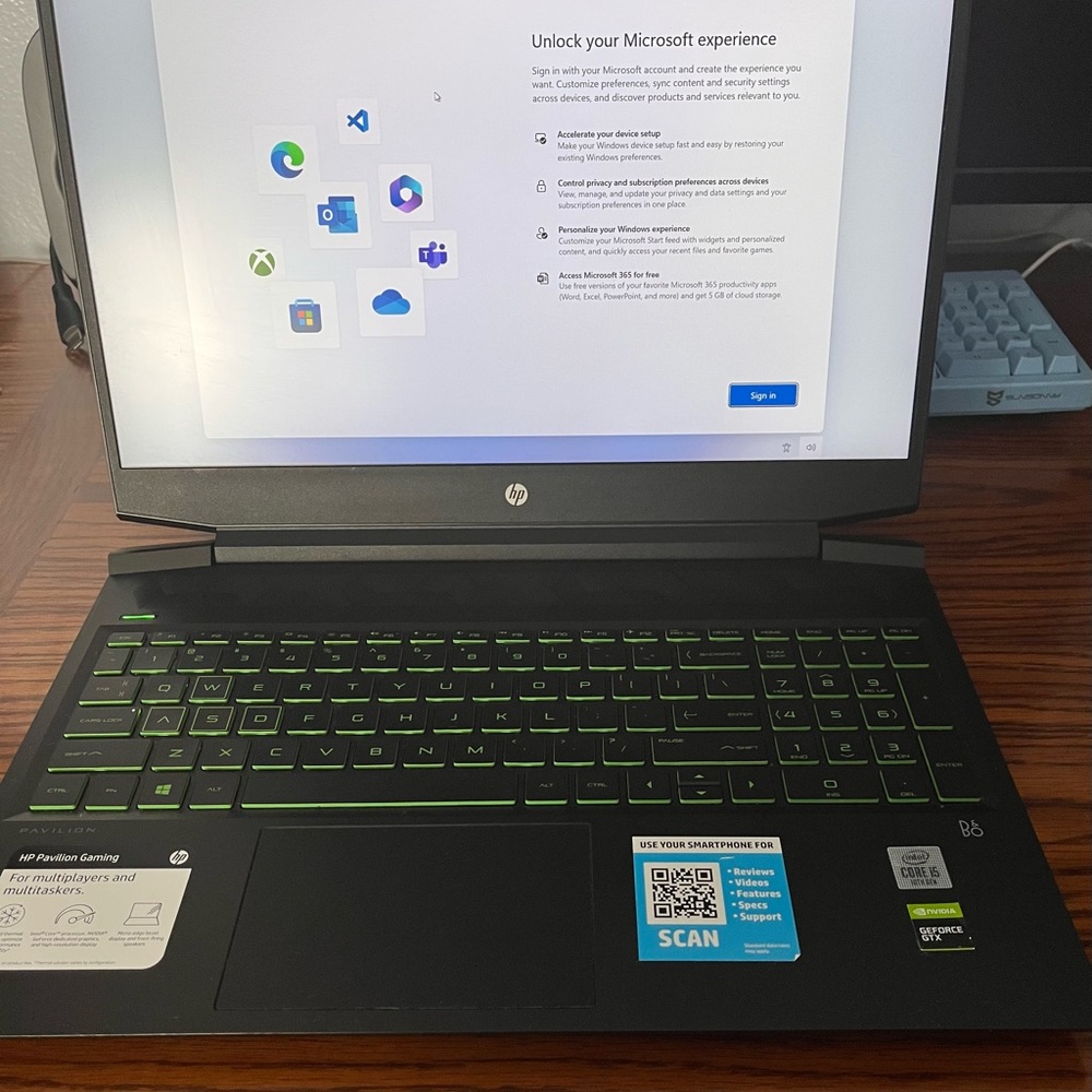 HP Pavilion Gaming laptop